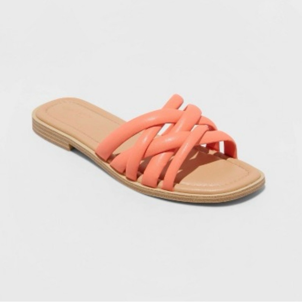 NWT Women's Rian Slide Sandals - Universal
Thread™ Orange Size 8.5